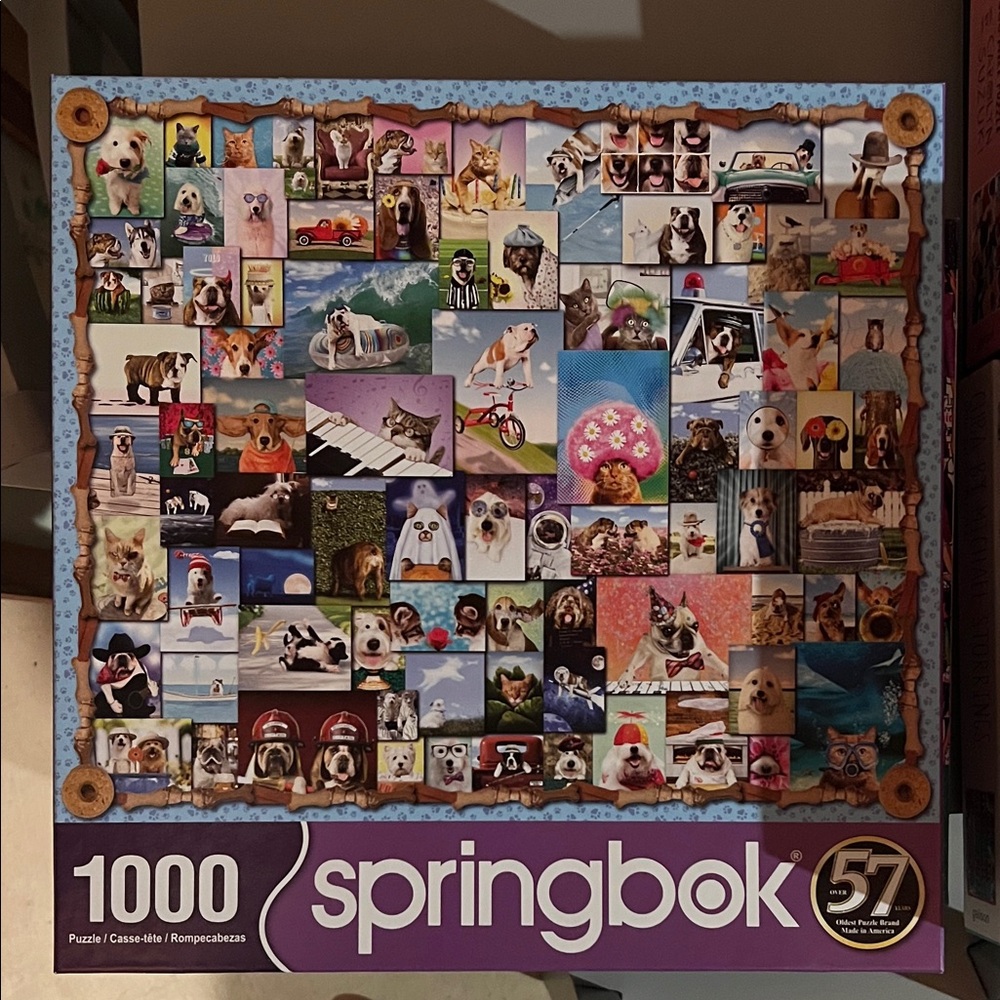 Springbok Dog Collage 1000-Piece Puzzle